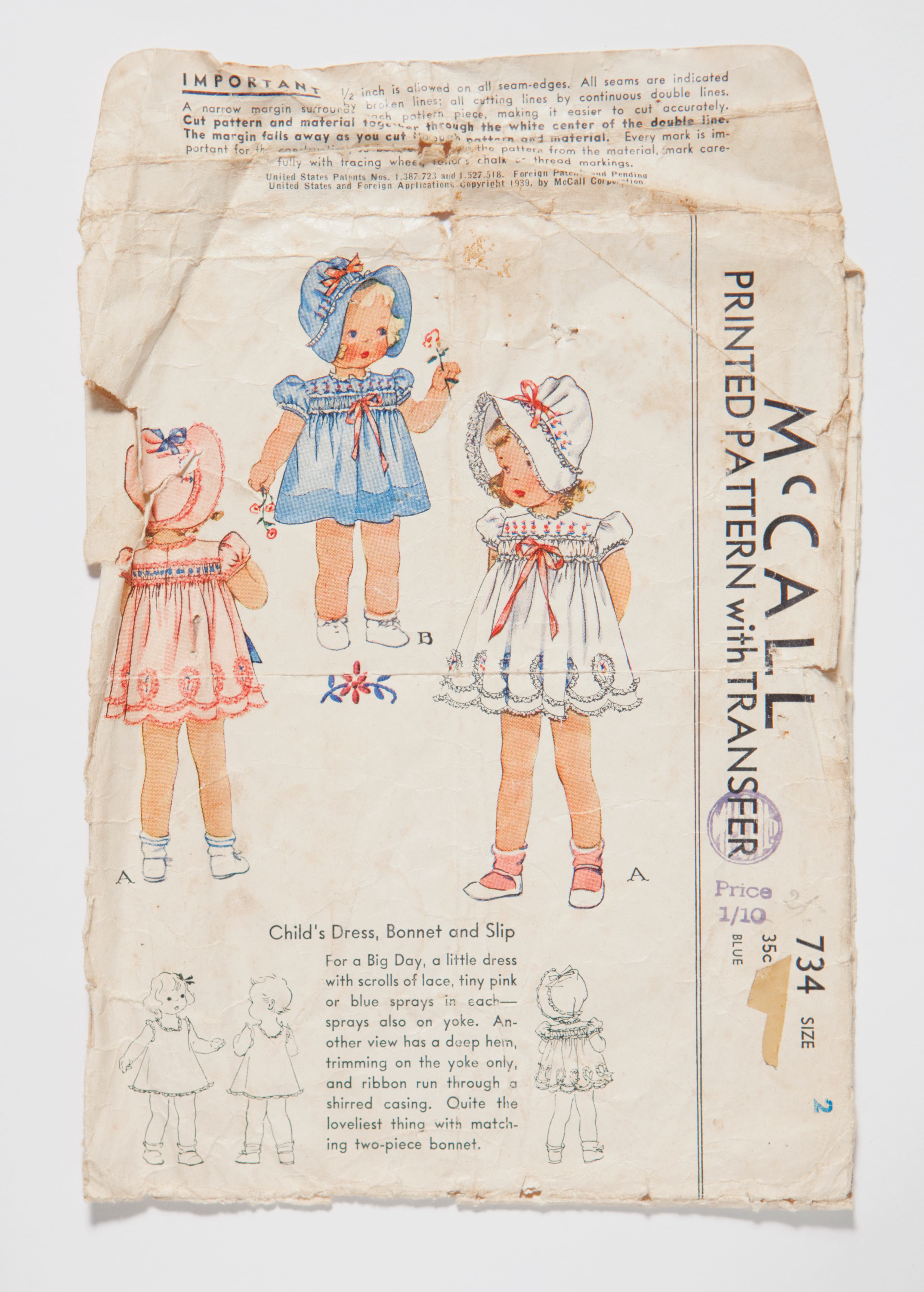 Child’s Party Dress and Pattern – Te Manawa Museum Society
